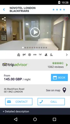 Accorhotels.com android App screenshot 2